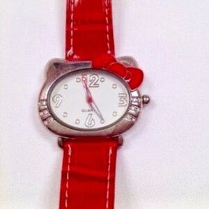 NWOT Ladies Hello Kitty Watch Red Band